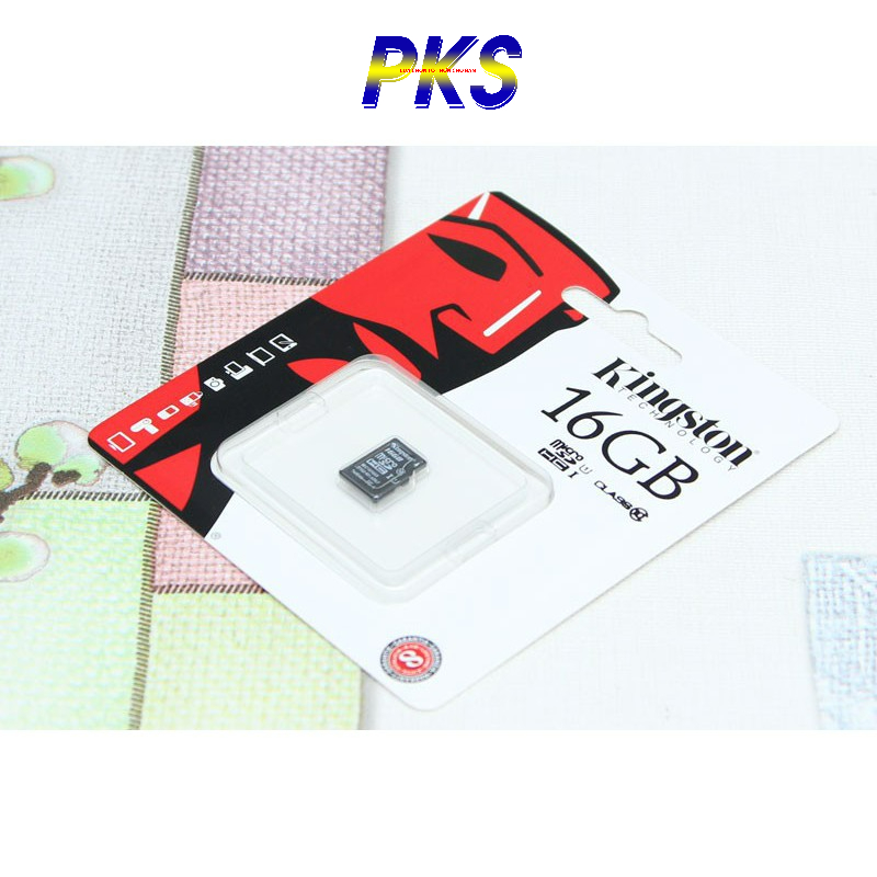 Thẻ Nhớ Micro SD Kingston 16G Chính Hãng Bảo Hành 5 Năm
