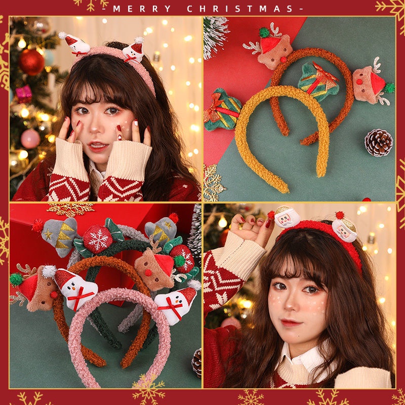 Băng đô tai hươu dễ thương cho nữ