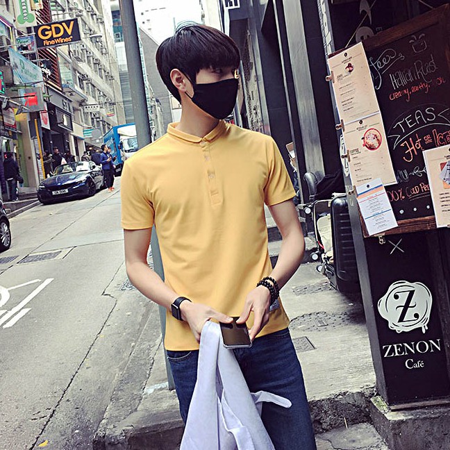 ÁO PHÔNG COTTON NAM CỔ SEN - SPORTMAN - AP82