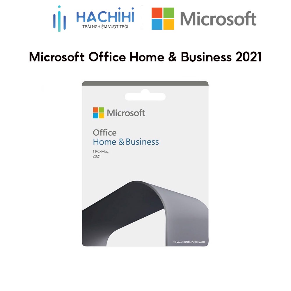 Phần mềm Microsoft Office Home & Business 2021 | Dùng vĩnh viễn|1 người, 1 thiết bị | Word, Excel, PowerPoint | Outlook