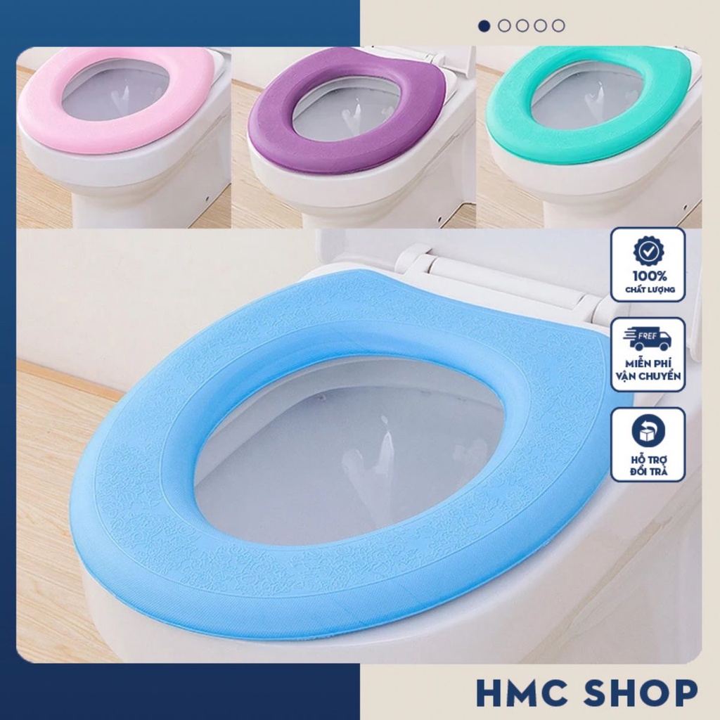[Xốp Cao Cấp] Lót bồn cầu Vệ Sinh Chống Thấm Nước Tiện Dụng