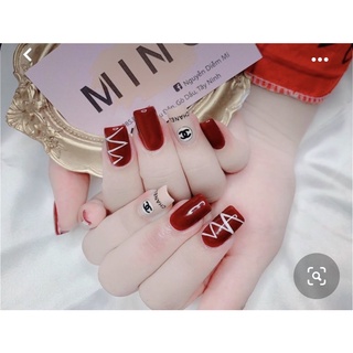 🎀Nail box, móng up thiết kế đỏ 8🎀