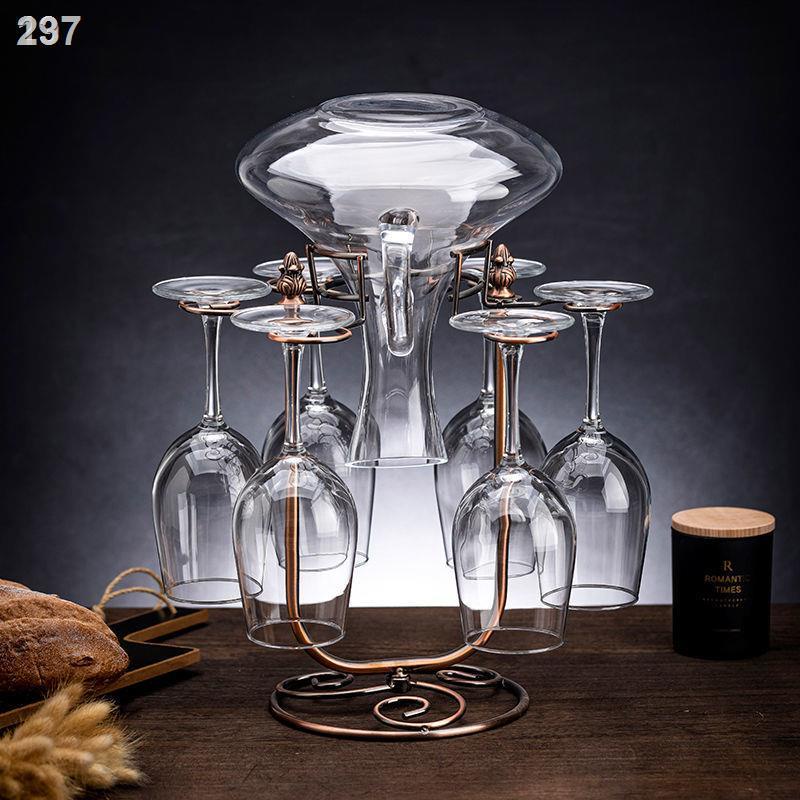 ☃♞23【Mới nhất 】Hộp đựng ly rượu sáng tạo úp ngược giá đỡ pha lê gia đình lưu trữ vang Châu Âu bình cao cấp sang trọng