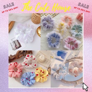 Cột Tóc Vải Scrunchies - Dây Buộc Tóc Scrunchies