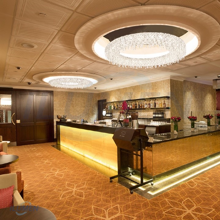 Đèn Trang Trí Pha Lê Đèn Thả Trần Hình Tròn Ugolina Systerm Đèn Thiết Kế Phòng Khách Phòng Ngủ Bếp