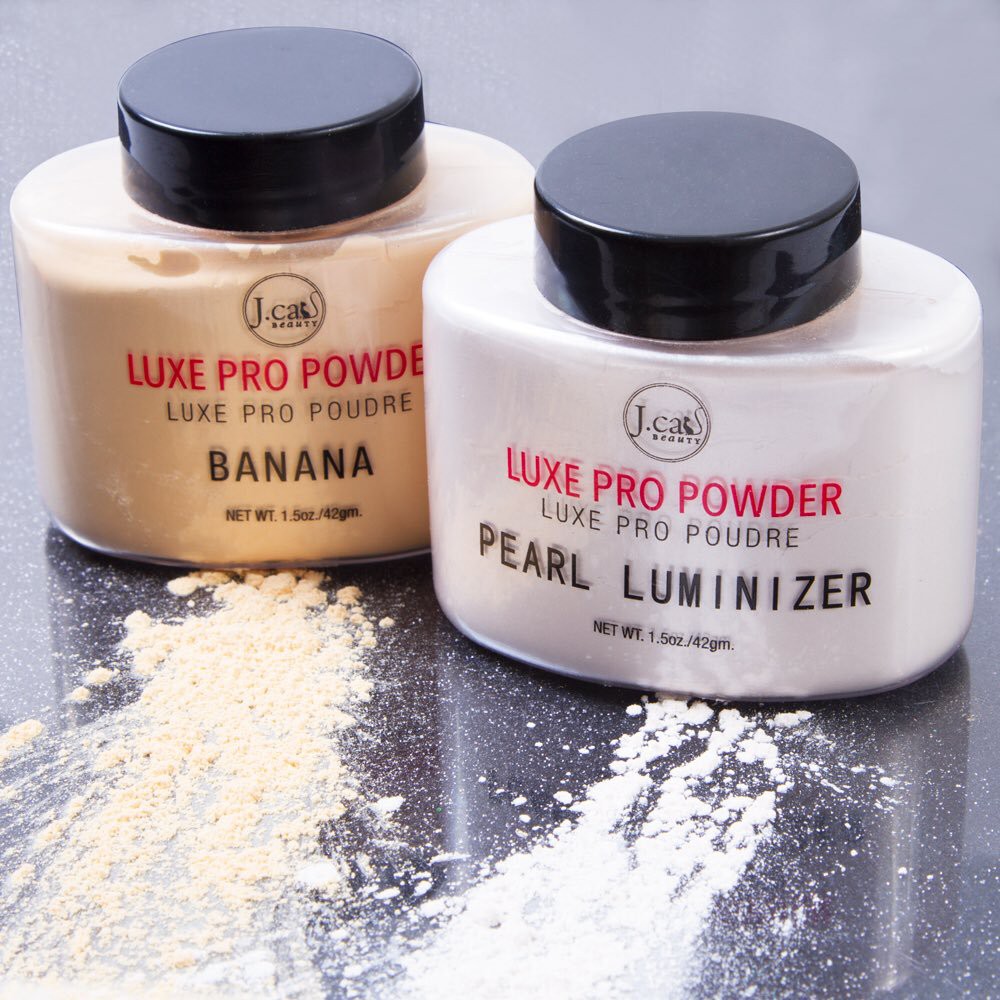 Phấn phủ kiềm dầu siêu mịn Jcat Luxe Pro Powder