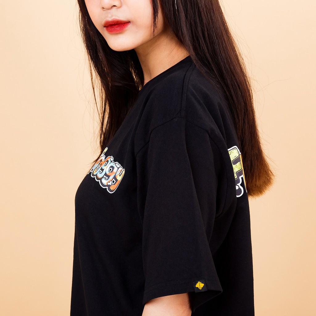 Áo thun tay lỡ FROGGY phông unisex nam nữ cotton oversize form rộng rất dễ phối đồ in hình chữ FROGGYLAND basic dễ xương | BigBuy360 - bigbuy360.vn