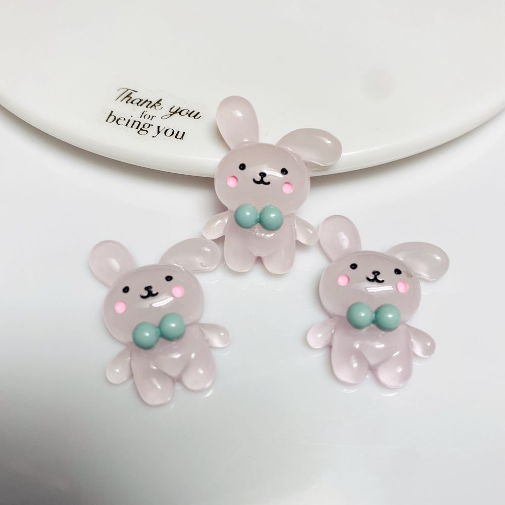 Set 10 Kẹp Tóc Dạ Quang Hình Thú/Thỏ/Vịt/Vịt/Gấu Bằng Nhựa Dạ Quang Độc Đáo DIY