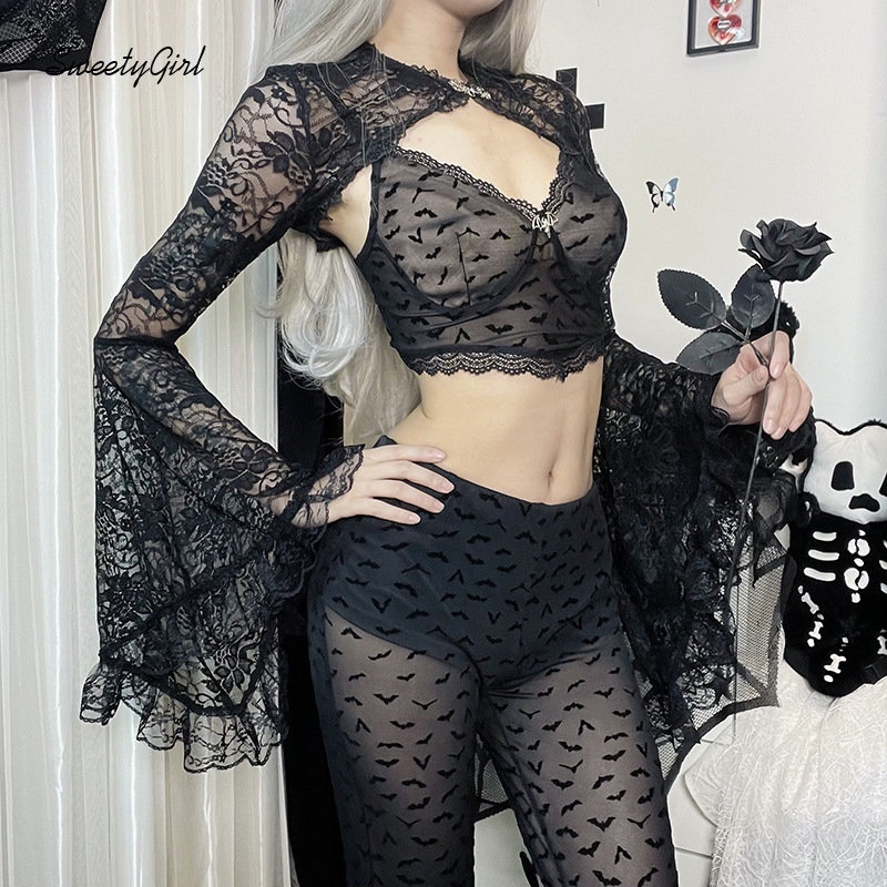 Áo Tank Top Cổ Chữ V Màu Đen Trơn Phối Ren Thời Trang 2022 Gợi Cảm Cho Nữ