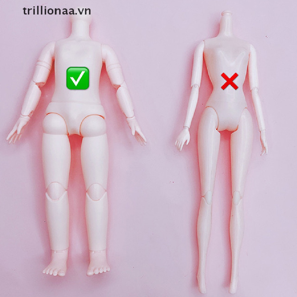 【trillionaa】 For 30cm Doll Clothes and Shoes 1/6 BJD Fat Body Princess Dress Accessories DIY .