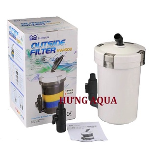 Lọc bể cá, lọc phụ SUNSUN HW-602 / 603, hộp lọc bể cá (không bơm) chính hãng