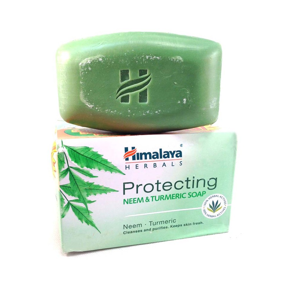 Xà phòng giảm mụn lưng Himalaya neem và nghệ tây 75g