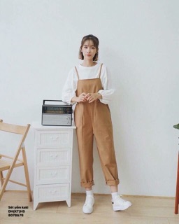 Sét quần yếm kèm áo