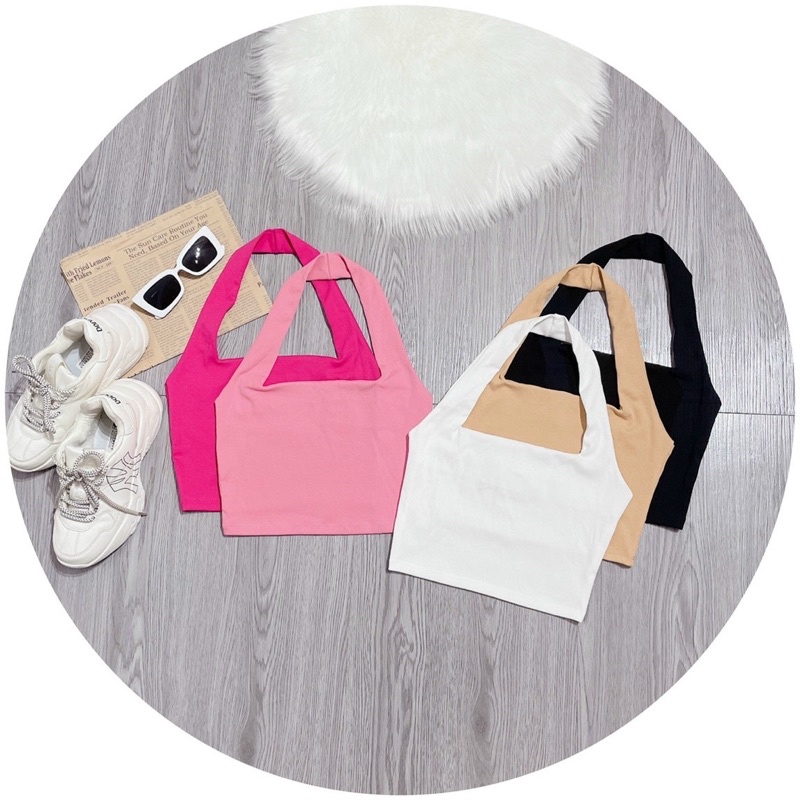 Áo kiểu croptop nhiều màu_cachuashophcm