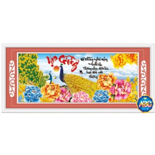Tranh Đính Đá Vợ Chồng df308(110x50)