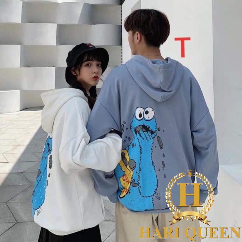 Áo hoodie đôi quái vật xanh (2 chiếc) DTR0919