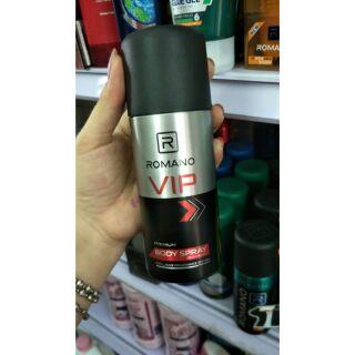 Xịt khử mùi toàn thân Romano Vip 150ml