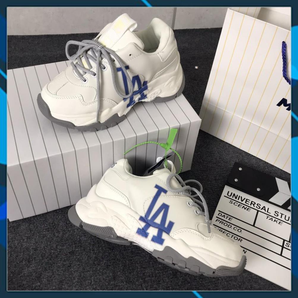 Giày Mlb LA, Giày Thể Thao MLB LA Da Bò Tăng Chiều Cao 4cm Siêu Hot Siêu Xinh Full Size (36-43)