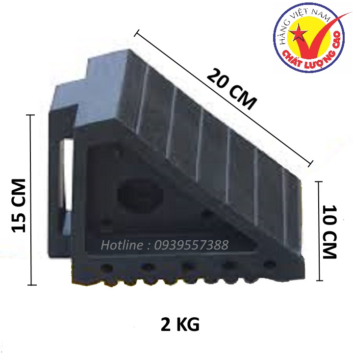 CỤC CHÈN BÁNH XE Ô TÔ, CỤC CHẶN LÙI BÁNH XE
