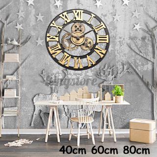 Đồng Hồ Treo Tường Bằng Gỗ Phong Cách Vintage Độc Đáo