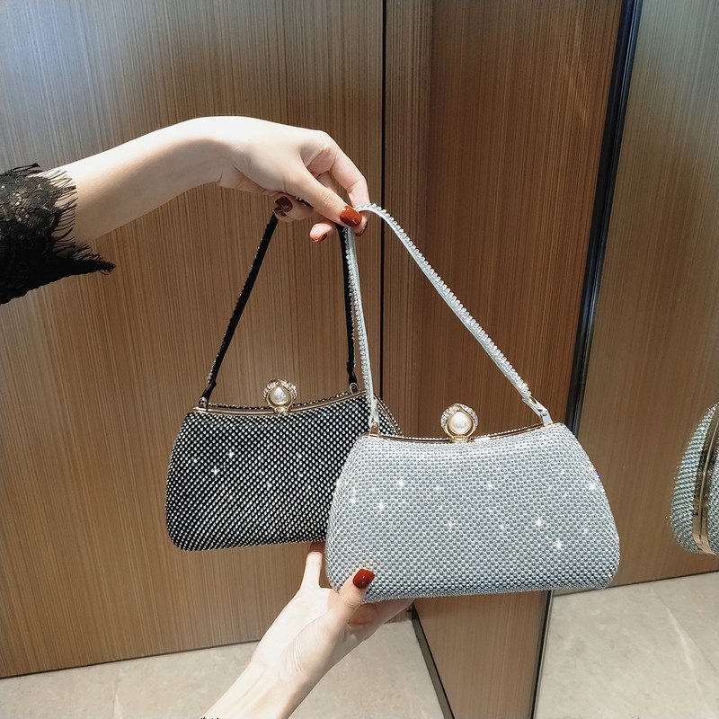 Ví Dự Tiệc Đính Đá Quai Xách 639
