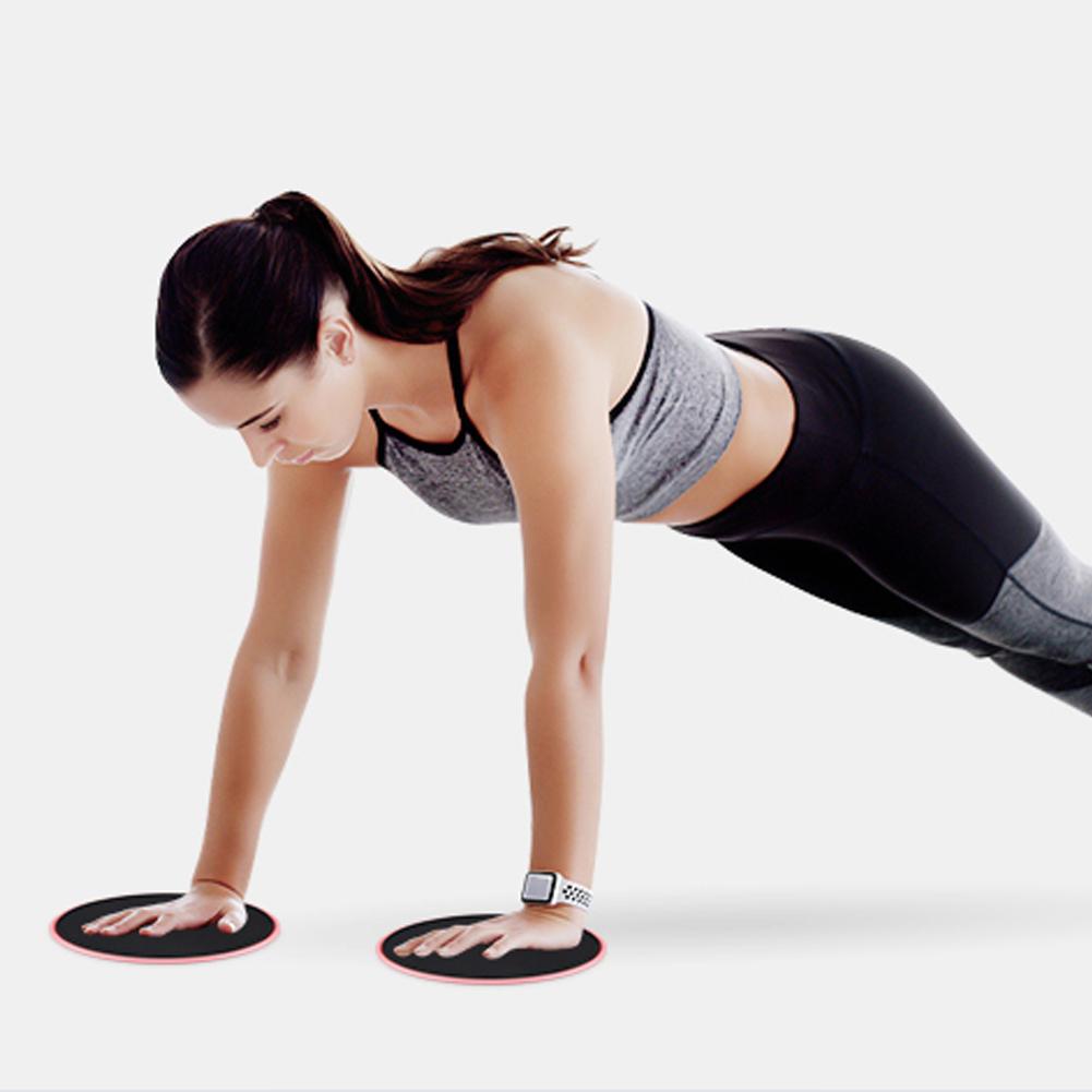 🎉NG Tập thể dục Core Sliders 2 chiếc Đĩa trượt hai mặt thể thao Sử dụng trên tất cả các bề mặt Thiết bị tập bụng