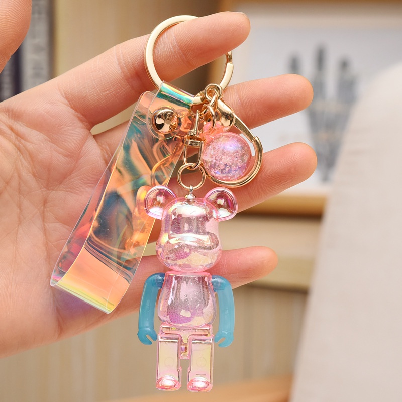 Móc Khóa Nhựa Acrylic Hình Gấu Bạo Chúa Dễ Thương