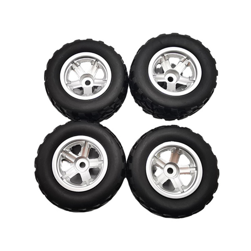 Bộ 4 Bánh Xe Cao Su Thay Thế Cho Xe Điều Khiển WPL D12 RC