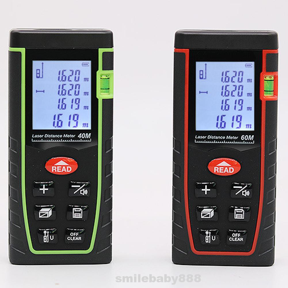 Digital Display LCD Screen Measuring Ruler Portable Handheld With Backlit Data Recording Roulette Tool Rangefinder