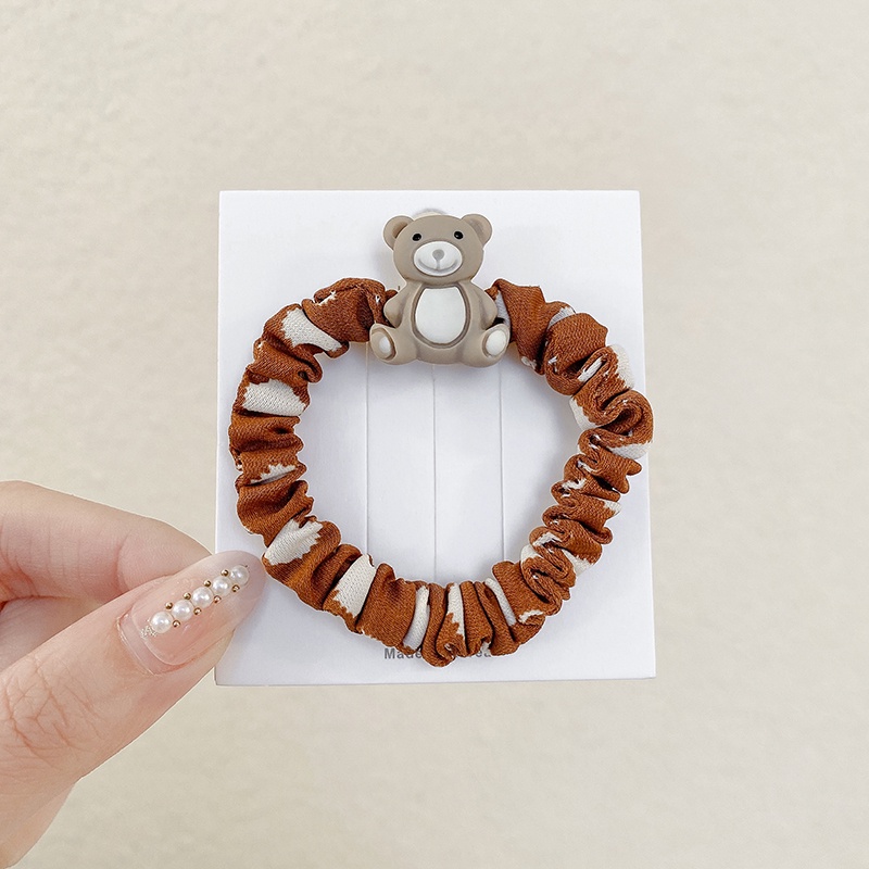 Dây Cột Tóc Co Giãn Hình Gấu/Thỏ Dễ Thương Phong Cách Hàn Quốc Cho Nữ