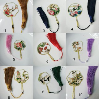 Bookmark kim loại kiểu dáng đẹp,hình quạt cổ trang