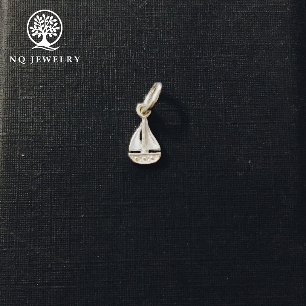 Charm bạc treo hình thuyền bườm - NQ Jewelry