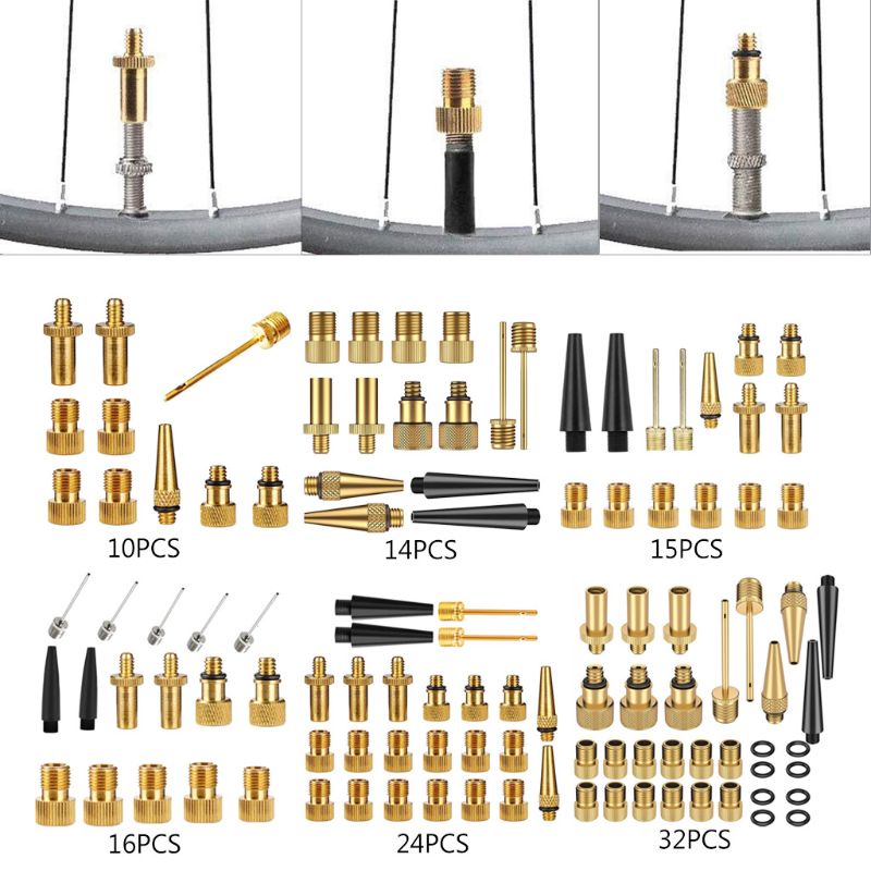 Bộ Chuyển Đổi Van Lốp Xe Hơi Presta Và Schrader Bằng Đồng Thau