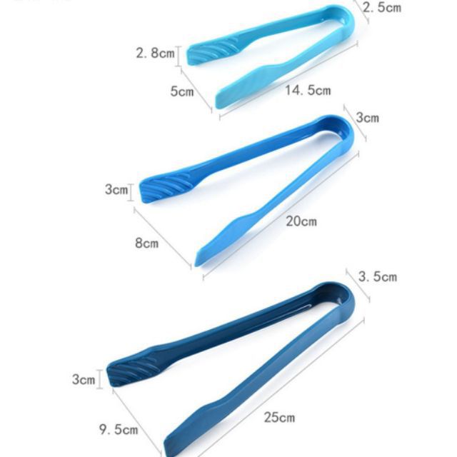 Kẹp tập gắp, kẹp gắp pom pom, kẹp nhựa bộ 3 cái