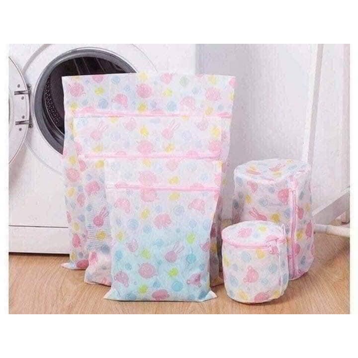 set 5 túi giặt quần áo bảo vệ quần áo đồ lót trong quá trình giặt máy
