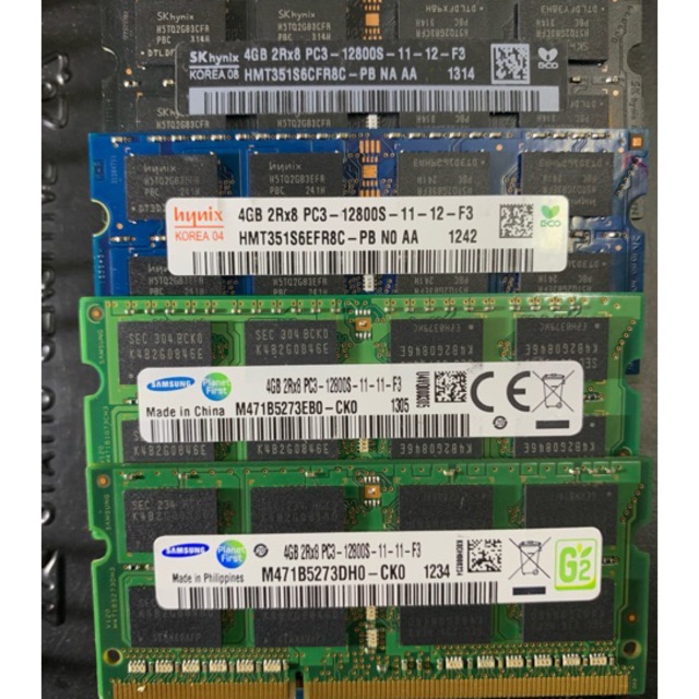 Ram Laptop DDR3 (PC3) 4Gb 8Gb Bus 1066/1333/1600 hàng tháo máy zin, Bảo Hành 3 Năm