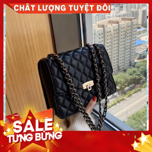 Túi Xách Thời Trang Da Trần Trám Khóa Gập Siêu Hot | BigBuy360 - bigbuy360.vn