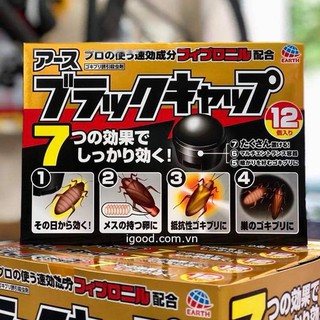 Hộp 12 viên thuốc diệt dán, diệt côn trùng Nhật bản