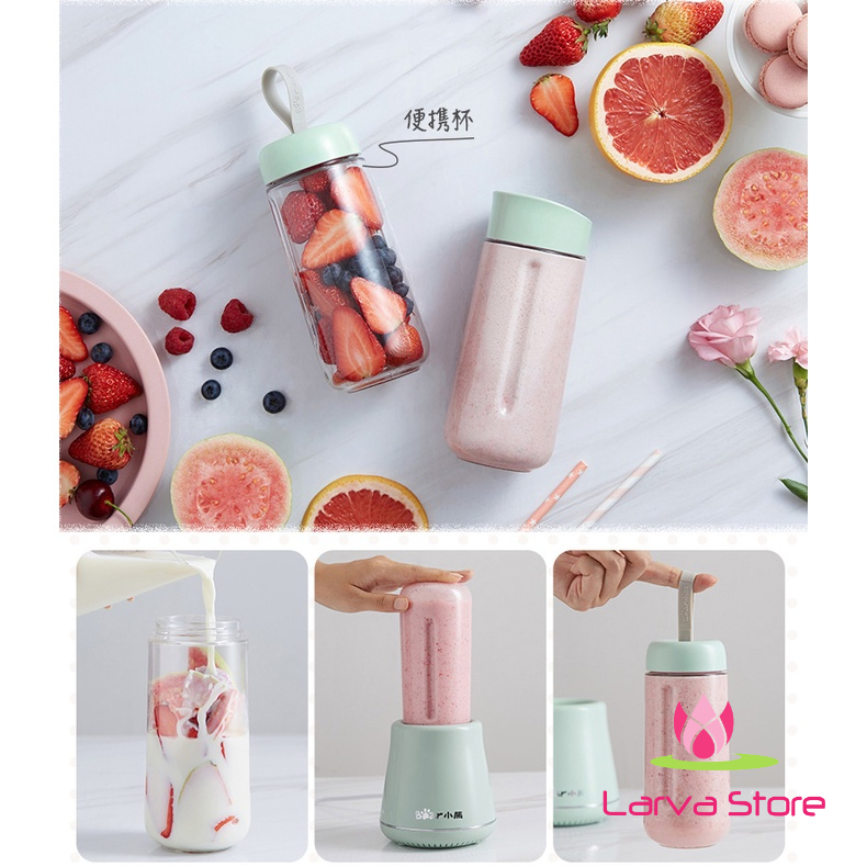 Máy Xay Sinh Tố Hoa Quả Mini Bear LLJD04A1 (400ml +600ml)
