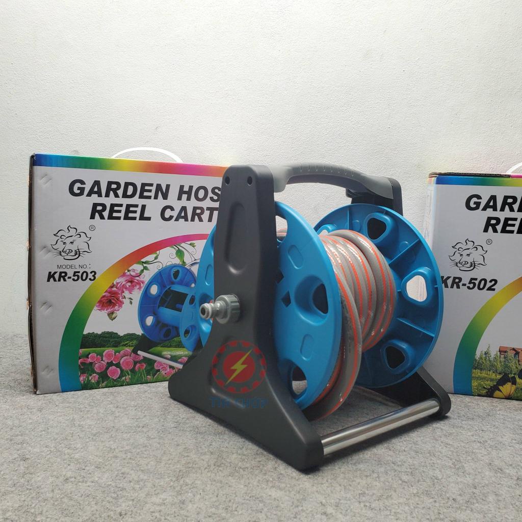 Khung rulo cuộn ống dẫn nước LionKing KR503 KR502. Tặng 1 khớp nối và 1,5m ống cấp nguồn nước