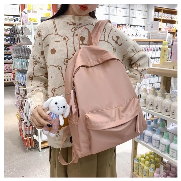 BALO ULZZANG TRƠN NỮ THỜI TRANG, BALO NỮ ĐẸP ĐI HỌC, DU LỊCH CHẤT CHỐNG THẤM NƯỚC
