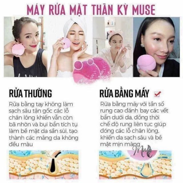 Máy rửa mặt thần kỳ Muse