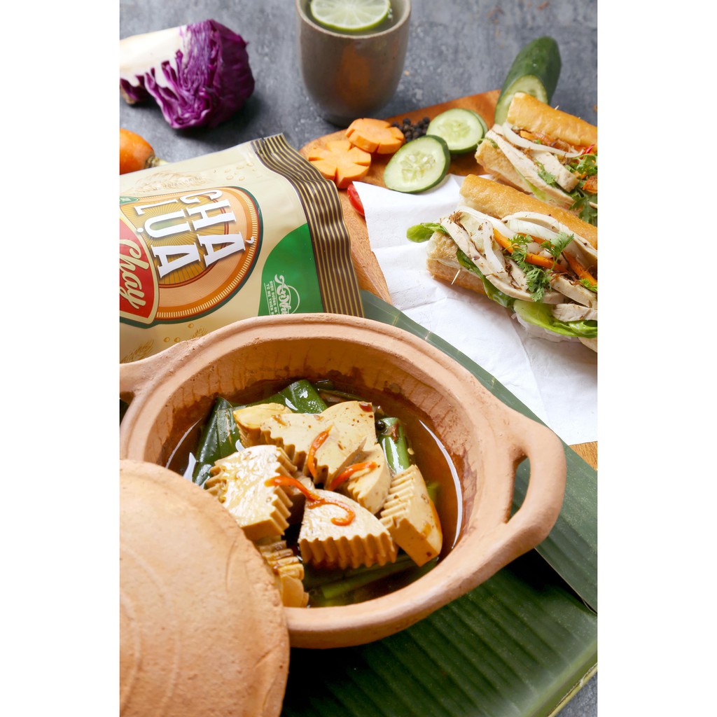 [CHỈ GIAO TPHCM] Chả Lụa Chay An Nhiên, Giò Chay, Thực Phẩm Chay Dinh Dưỡng, Thuần Chay Healthy, Đồ Ăn Chay