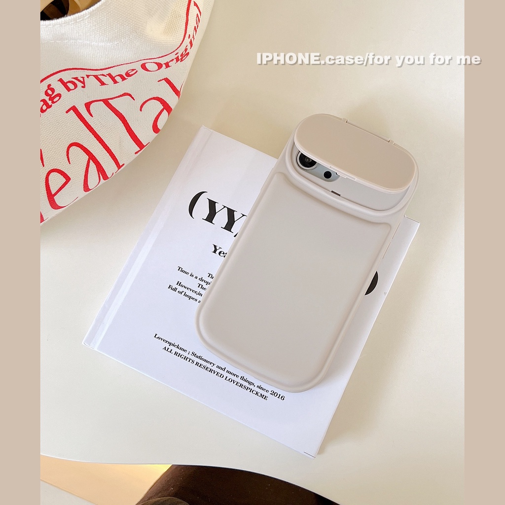 Ốp Điện Thoại Nắp Lật Mặt Gương Hoạt Hình Cho iPhone 14 / 13 / 12PRO MAX / 11 / 13PRO MAX