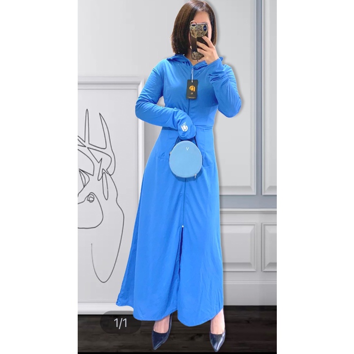 Áo choàng nữ DÁNG VÁY - TÚI TRÒN xinh xinh, đáng yêu