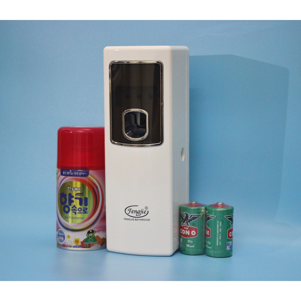 [SP Chính Hãng- 14 Mùi Hương] ComBo Bộ Máy Xịt Tự Động Thơm Phòng Và Bình Xịt Thơm Phòng MG6D