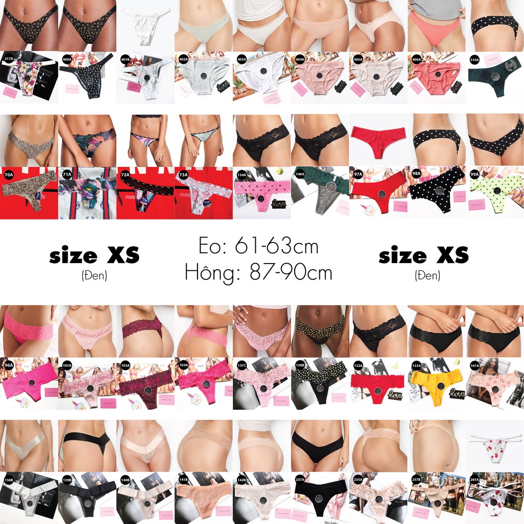 [Quấn lót size XS] Quần lót cao cấp với chất liệu mềm, mịn và sexy - Hàng chính hãng từ Mỹ