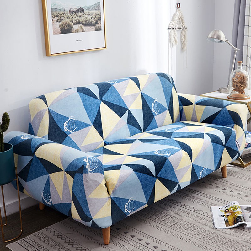 Sofa thun bọc vải nỉ đa năng bốn mùa đệm da khăn toàn bộ kết hợp phổ