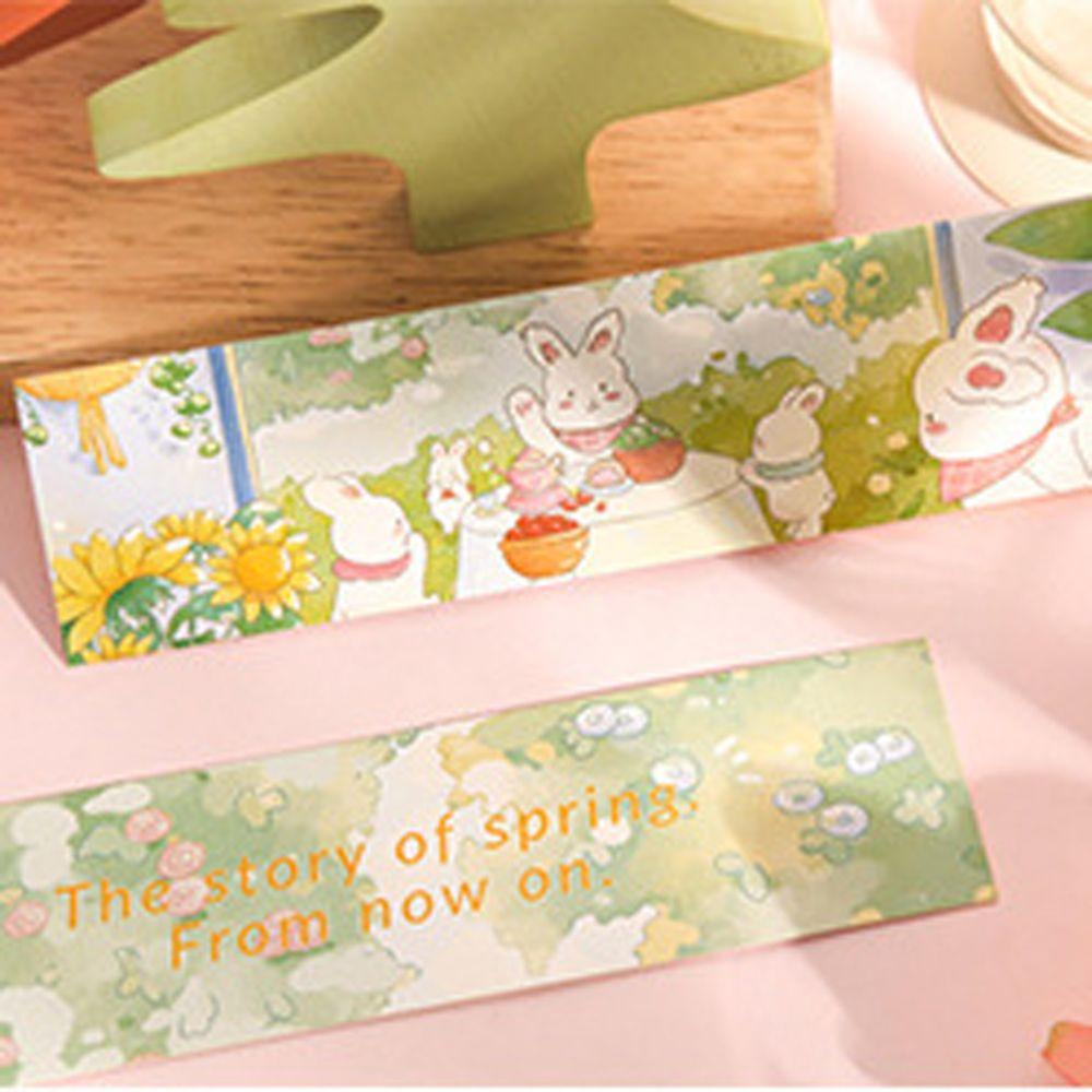 Augustina Spring Giấy Ghi Chú Đánh Dấu Trang Sách Phong Cách Retro Lãng Mạn Cho Học Sinh