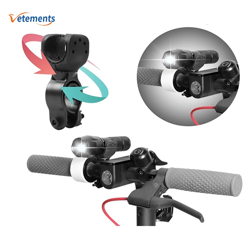 Giá Đỡ Đèn Pin Chống Trượt Xoay 360 Độ Gắn Xe Đạp Tiện Dụng